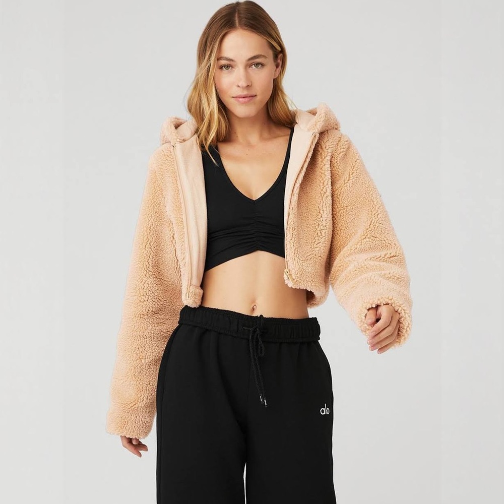 ALO-LA Sherpa Jacket Cropped